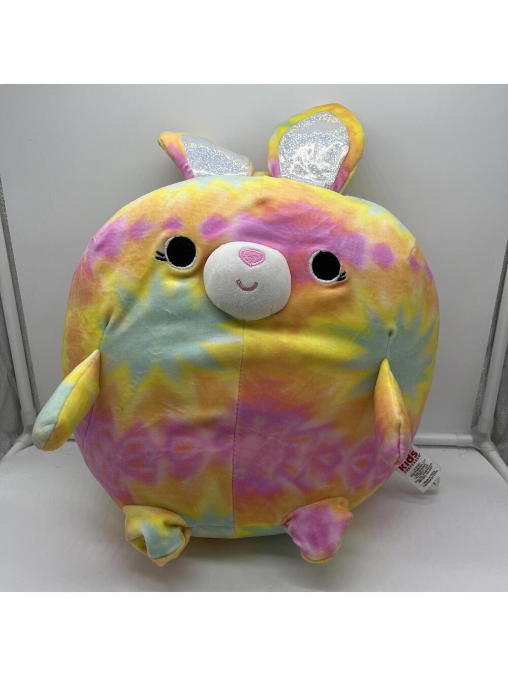 Kids Preferred Cuddle Pals Large Tie Dyed Squishable Plush Rabbit 15" FLAW